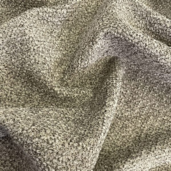 Tela bouclé color arena para tapicería y decoración