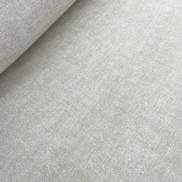 Tela loneta lisa color beige claro