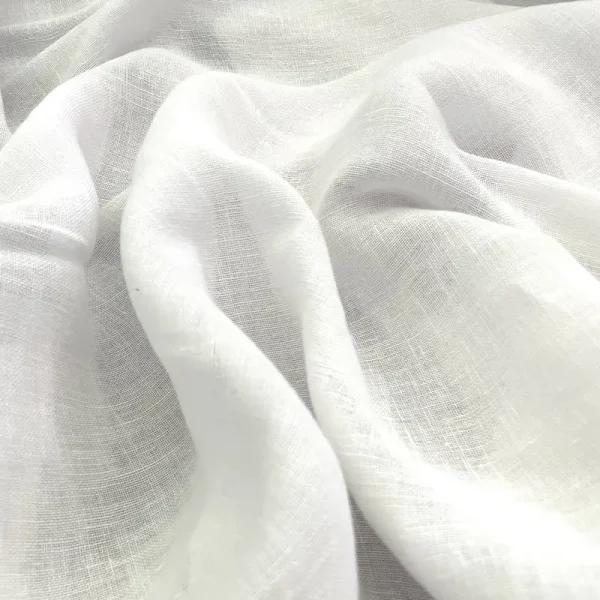 Visillo blanco modelo 3026 de 3.20 metros de ancho con textura lisa ideal para cortinas elegantes