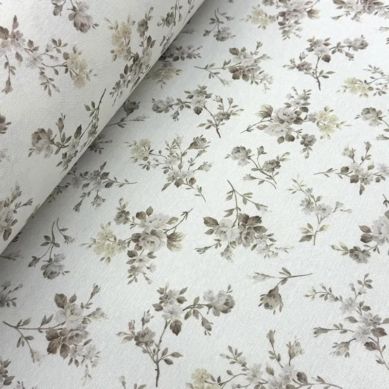 sabena-half-panama-dig-fabrizia-beige-flores-beige-800x800 Tela Sabena Half Panama Dig con estampado floral en tonos beige para decoración y mantelería.