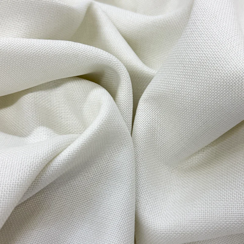 tela lino lewua ivory textura gruesa tipo lino para cortinas