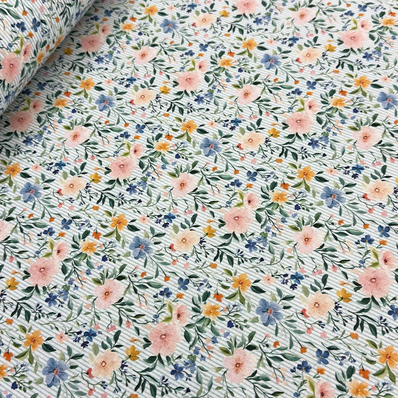 tela-petite-flores-rayas-verdes-800x800