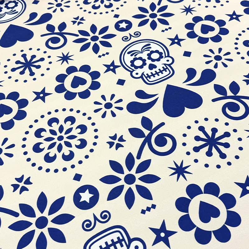 loneta-digital-talavera-de-calaveritas-azul