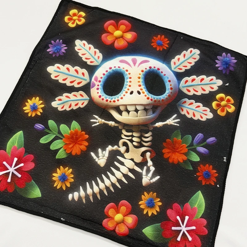 toalla-dia-de-muertos-ajolote-esqueleto