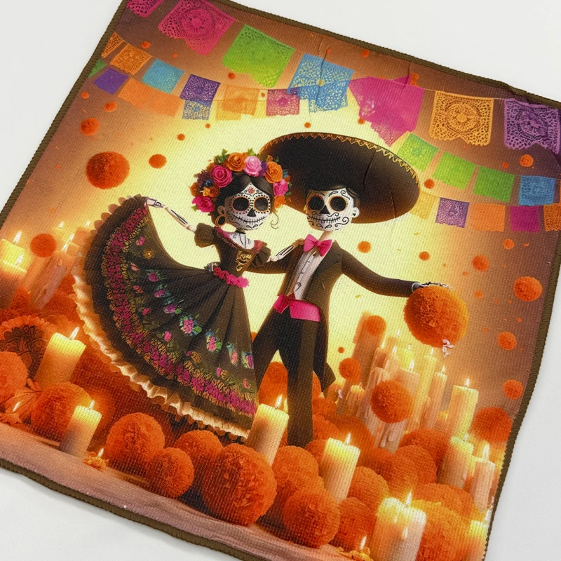toalla-dia-de-muertos-baile-de-catrines