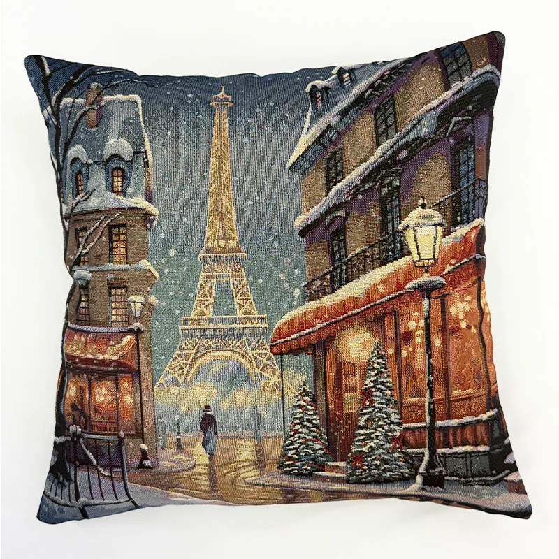 funda-decorativa-torre-eiffel-en-navidad